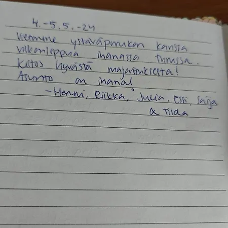 Appartement Colorful 76 M2 Centre With Free Parking Turku